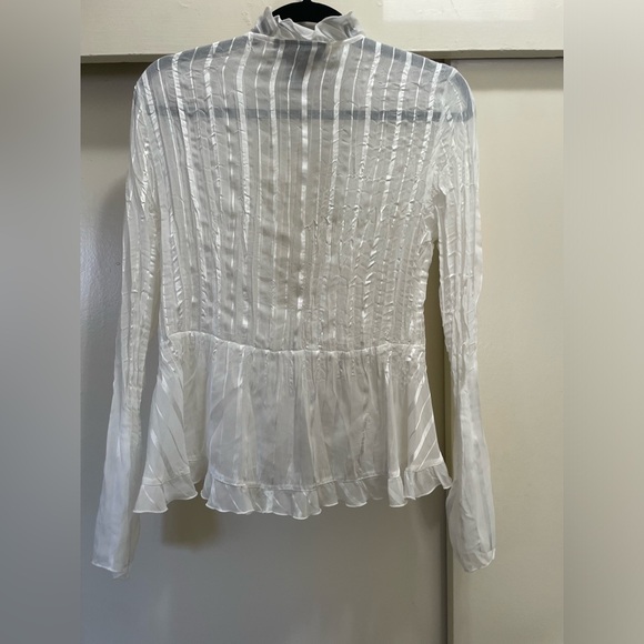 Vintage Dead Stock Dialoge Blouse Ruffles size S - Picture 5 of 6